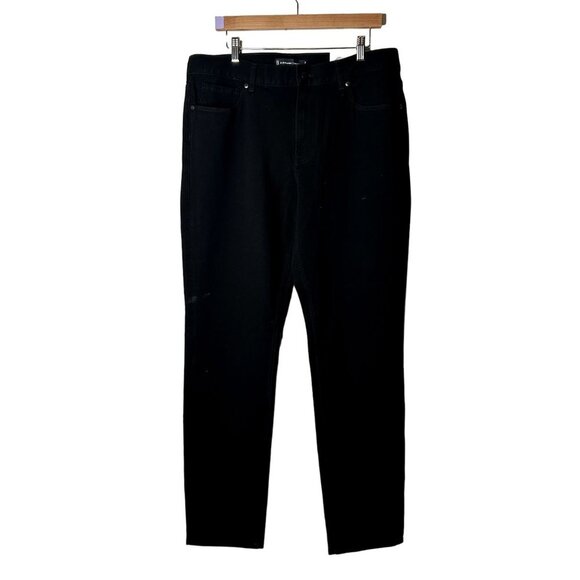 Everlane Uniform The Athletic High Stretch Black Jeans Men's Size 35x34